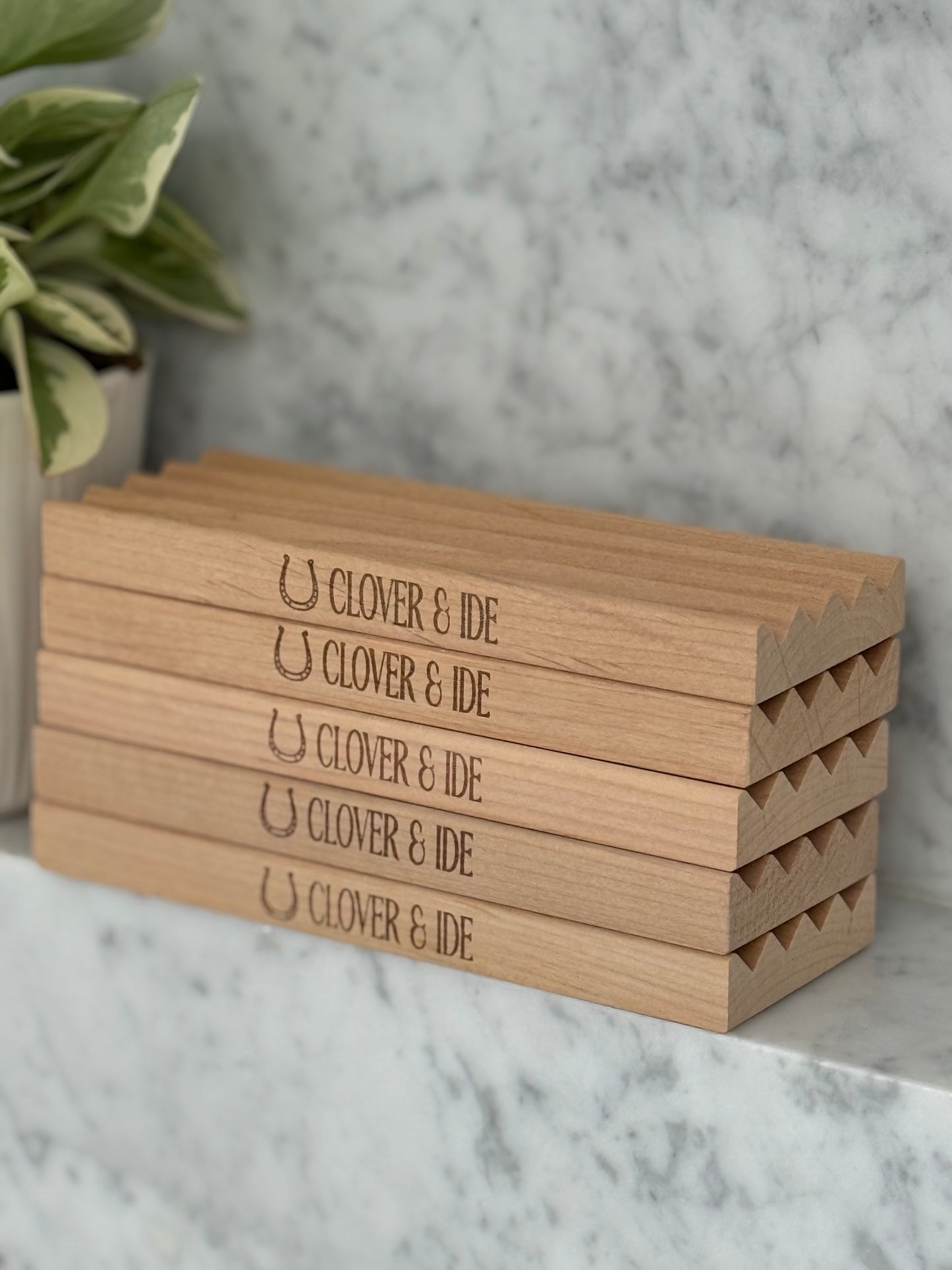 8" Wooden Soap Dish