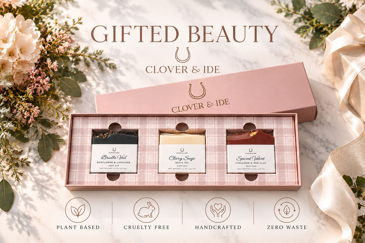 Clover & Ide — handcrafted botanical gift sets. Plant based, cruelty free, handcrafted, zero waste.