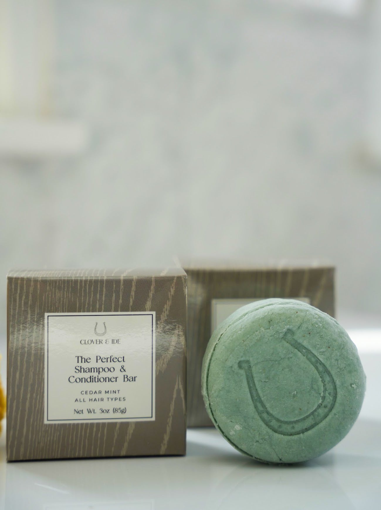 Clover & Ide Perfect 2-in-1 Shampoo & Conditioner Bar – Cedar Mint