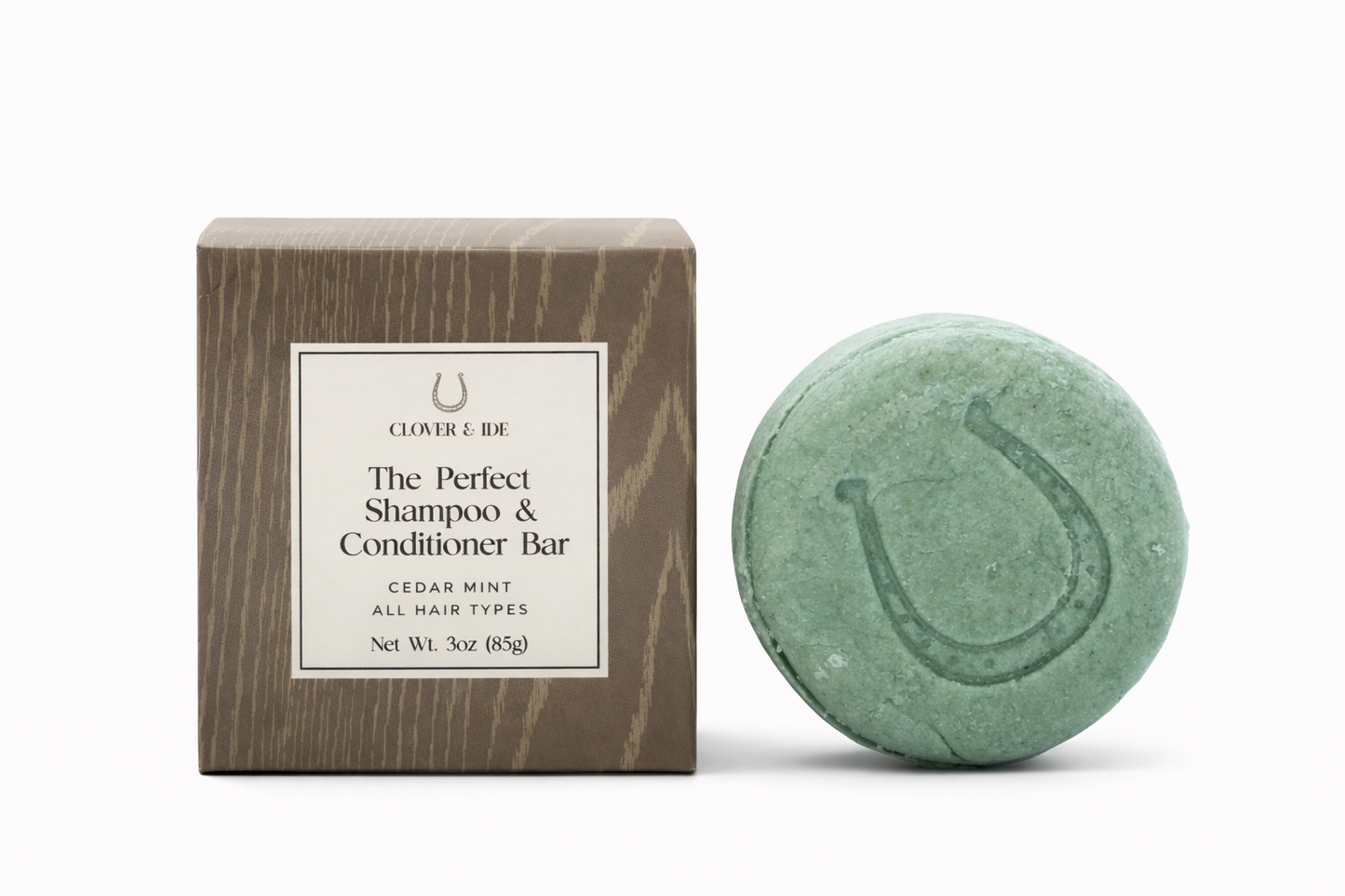 Clover & Ide Perfect 2-in-1 Shampoo & Conditioner Bar – Cedar Mint