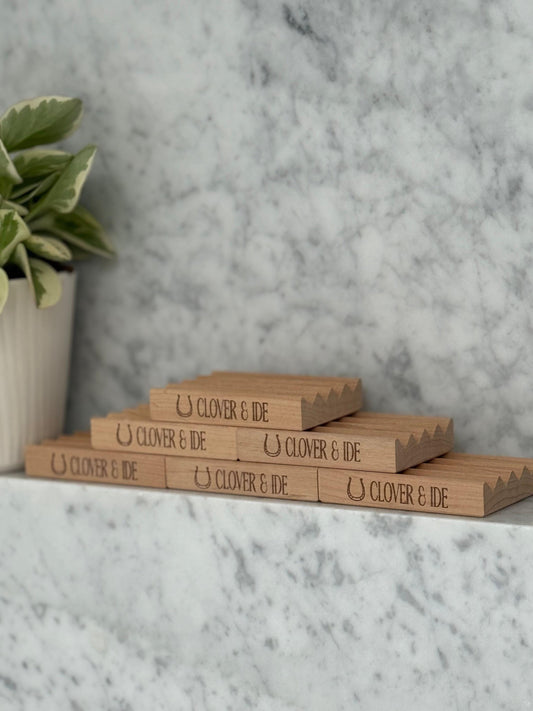 The 4" Wooden Soap Dish